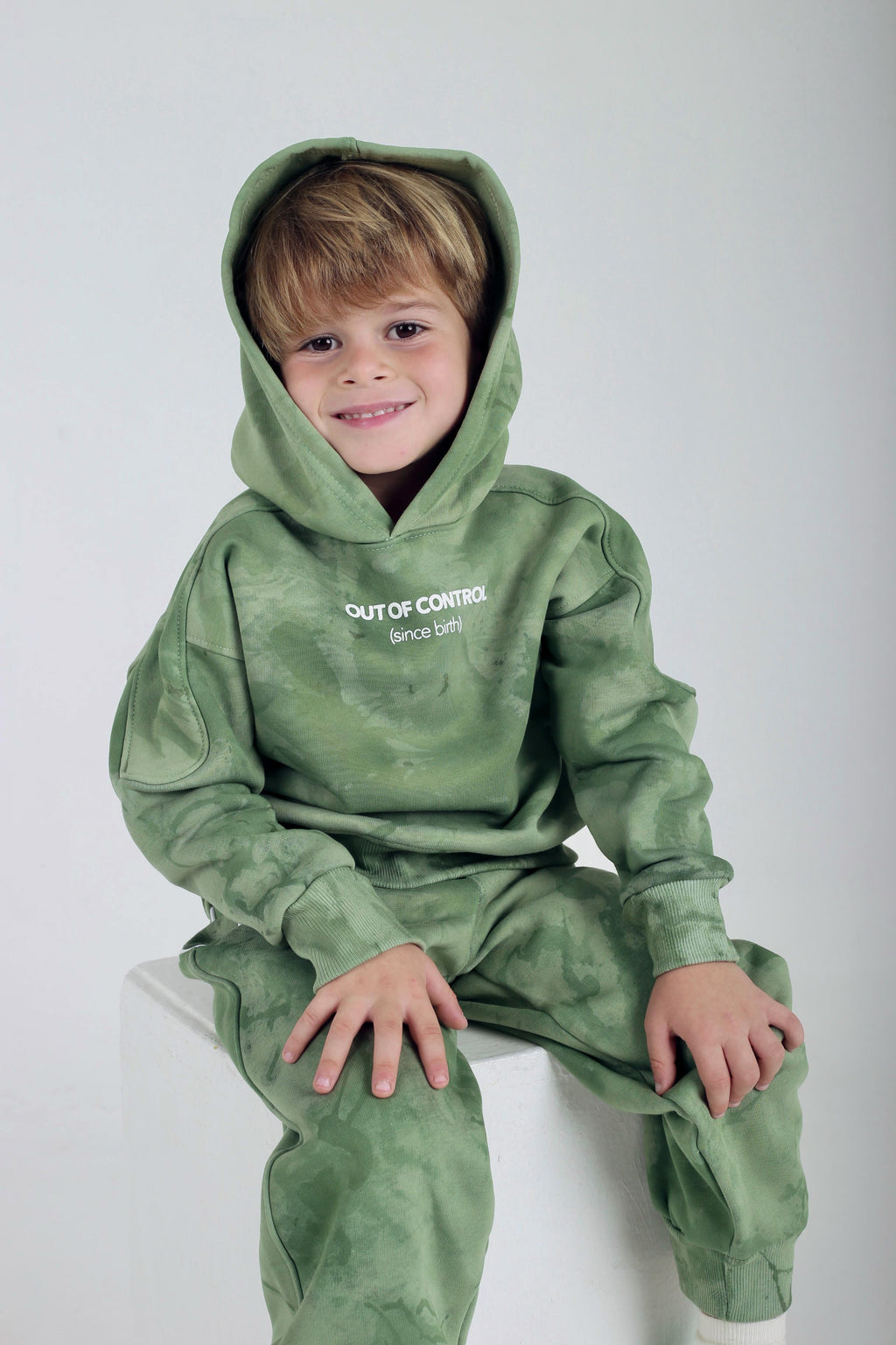 Green Tie-Dye Unisex Set