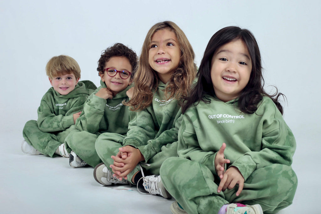 Green Tie-Dye Unisex Set